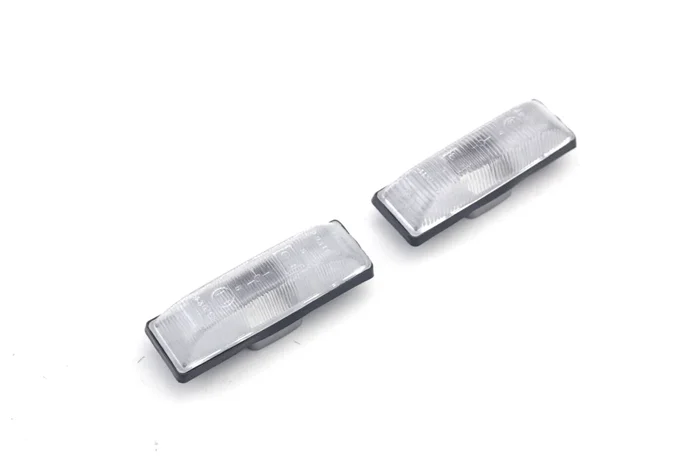 Renault 5 GT Turbo Clear White Side Indicator Lens Kit Pair & Gaskets 1984-92