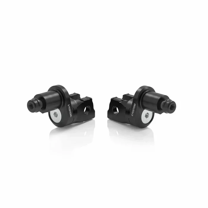 Rizoma 58-PE814B PE814B ECCESNTRIC FOOTPEG MOUNT KIT RIDER ADJUST BLACK PR