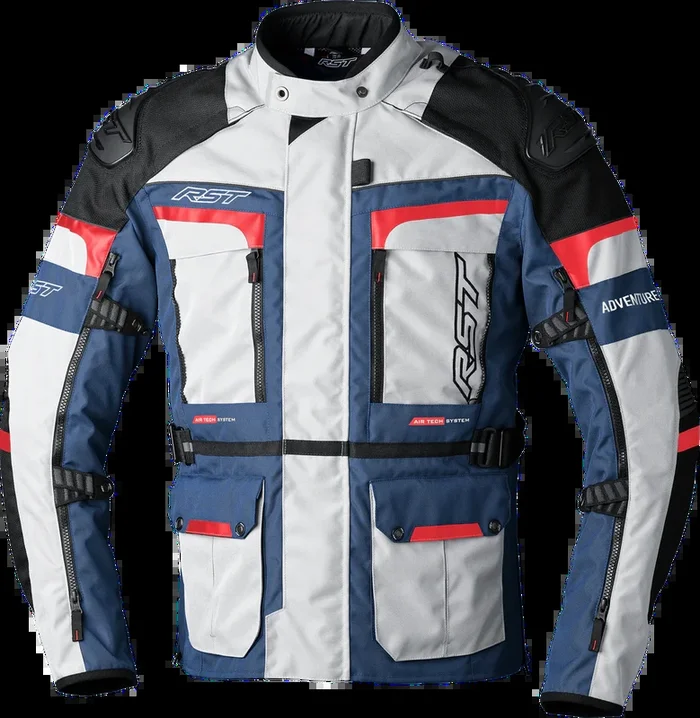 Rst 556-2409148 102409BLU2-48 PRO SERIES ADVENTURE-X CE JACKET SIL/BLU/RED TEXTILE 2XL