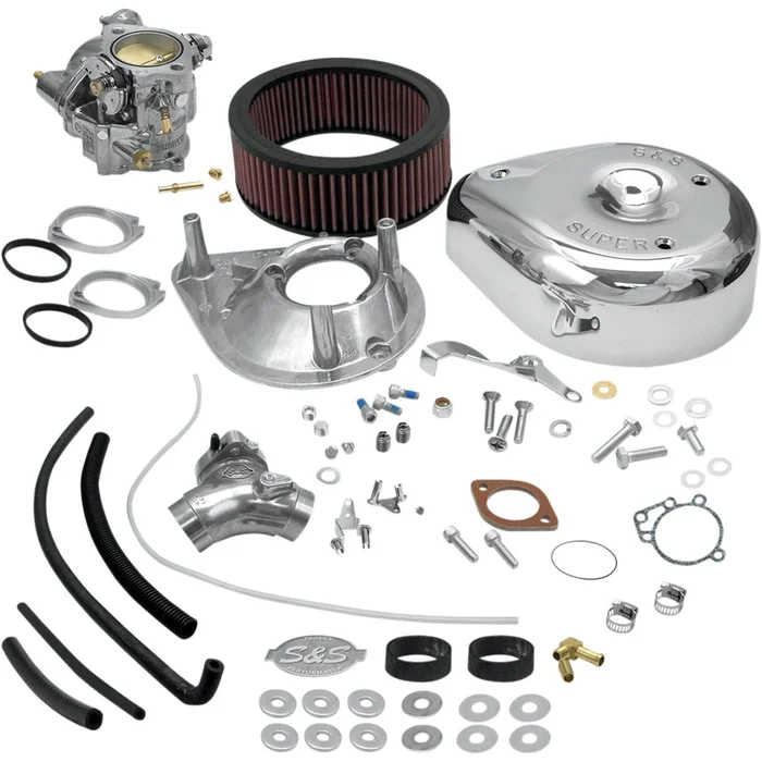 S&S Cycle Super E Carburetor Kit for ’84-91 Big Twin V-2 [MPN: 11-0407]