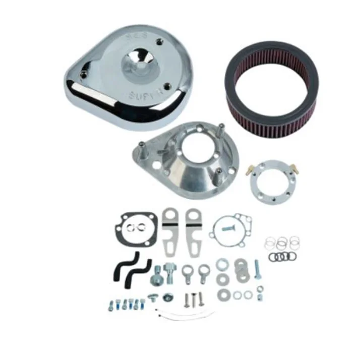 S&S Cycle Teardrop Air Cleaner – Chrome – XL 170-0306E