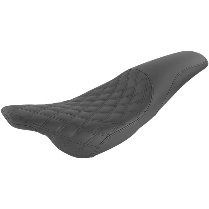 SADDLEMEN 0801-1201 897-07-149 Profiler™ Lattice Stitch Seat – Front Lattice/Rear Smooth – Black – FL