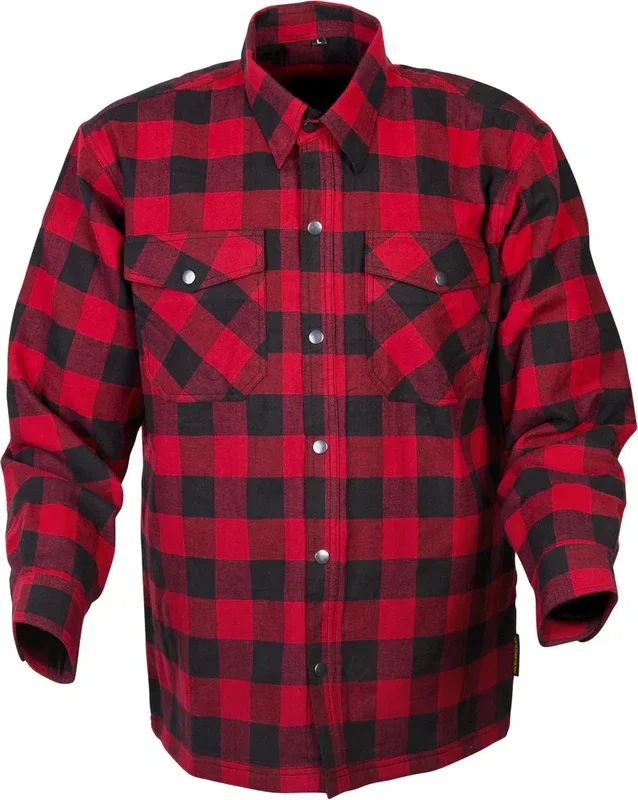 Scorpion Exo 75-5501L 13203-5 COVERT MOTO FLANNEL RED/BLACK LG