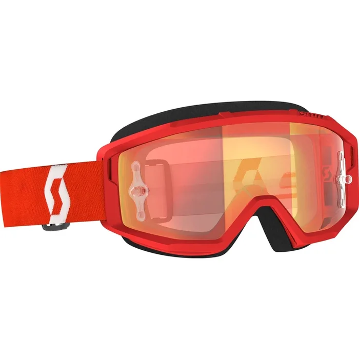 Scott Primal Goggles – Red/White/Orange Chrome Works [MPN: 278597-1005280]