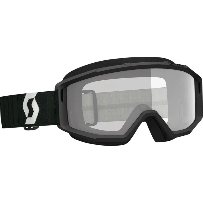 Scott Primal MX Sand/Dust Goggles – – Black/Grey with Clear Lens 278598-1001043