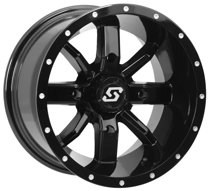 Sedona 570-1333 A88B-41011-55S HOLLOW POINT WHEEL 14X10 4/110 5+5 (0MM) BLACK