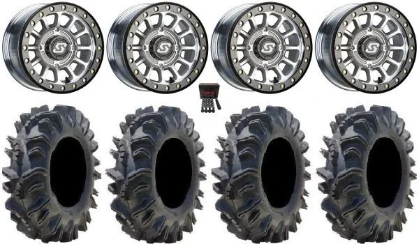 Sedona Sano Beadlock 14″ Wheels Ct 26.5″ Terminator Tires Sportsman 550 850 1000