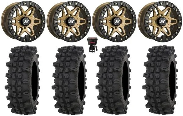 Sedona Split 6 Bdlk 14″ Wheels Br +30mm 27″ ACP Tires Sportsman 5508501000