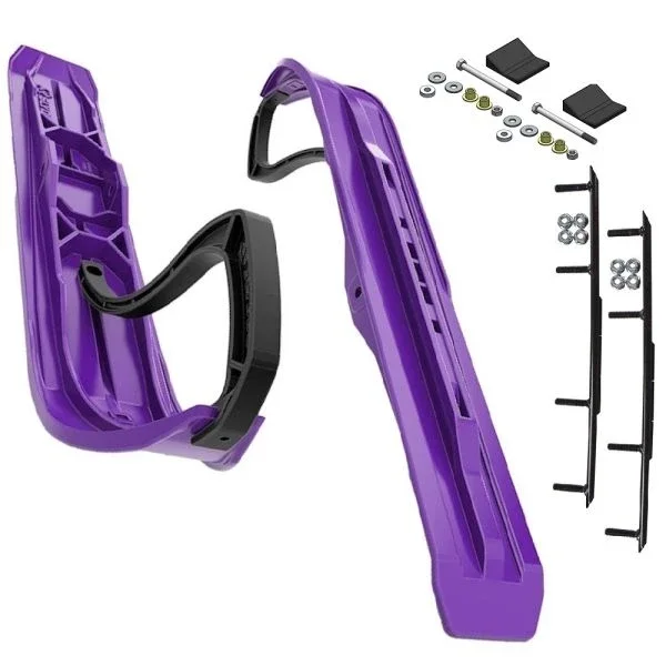 Slydog Command 6″ Purple Skis w/4″ Round Bar Complete Kit Yamaha T.S.S Pogo Stick Spindle