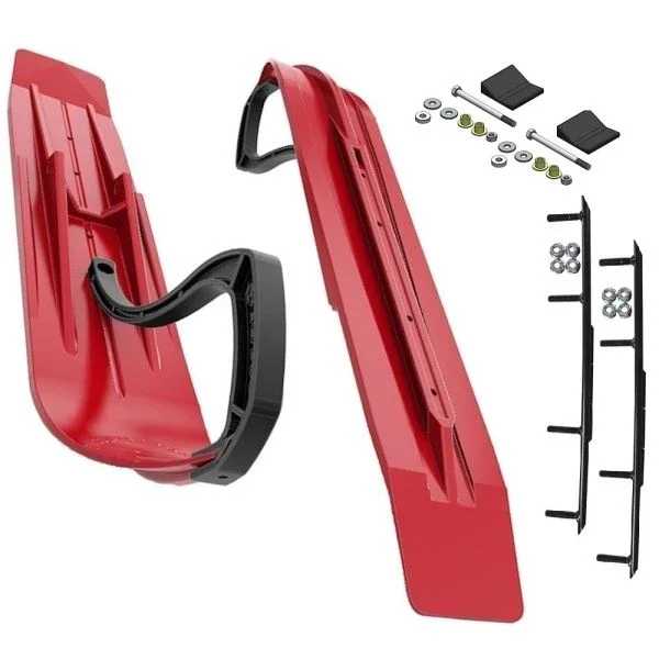 Slydog Powder Hound 7″ Red Skis w/8″ Round Bar Complete Kit Yamaha T.S.S Pogo Stick Spindle