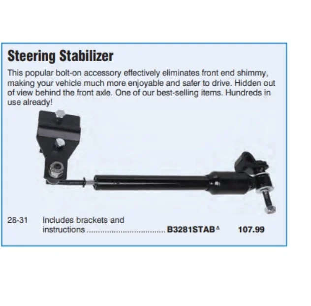 Steering Stabiliser including bracket B3281STAB