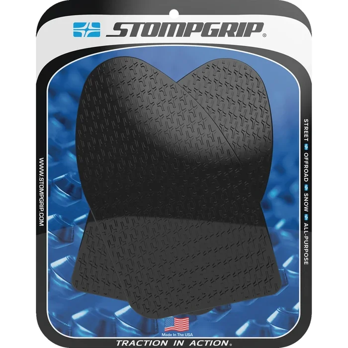 STOMPGRIP 4320-2669 55-14-0179B Icon Profile Traction Pad Tank Grips Traction Pad Tank Grips – Icon – Black – Hayabusa