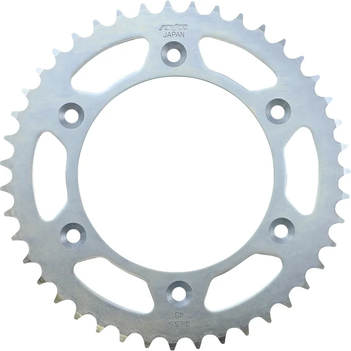 SUNSTAR SPROCKETS 1210-0780 2-355943 Steel Rear Sprocket Rear Sprocket – 43 Tooth – Honda
