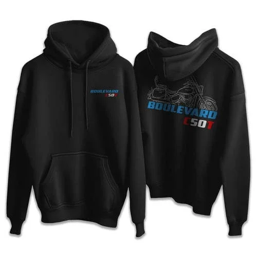 Suzuki Boulevard C50T 2005-2008 Hoodie, Motorcycle Hoodie Pullover for Riders