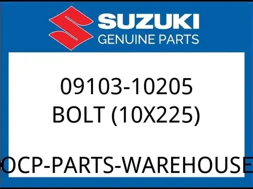 Suzuki OEM Part 09103-10205 BOLT (L:225)