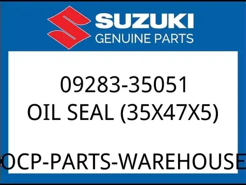 Suzuki OEM Part 09283-35051 SEAL, CLUTCH HSG OIL, R