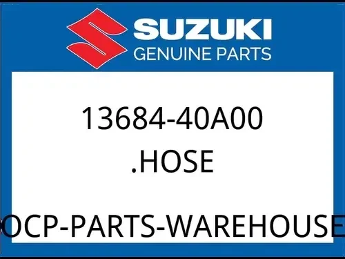Suzuki OEM Part 13684-40A00 HOSE, OVER FLOW (3X5X650)
