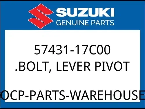 Suzuki OEM Part 57431-17C00 BOLT, PIVOT