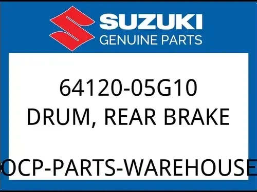 Suzuki OEM Part 64120-05G10 DRUM, REAR BRAKE