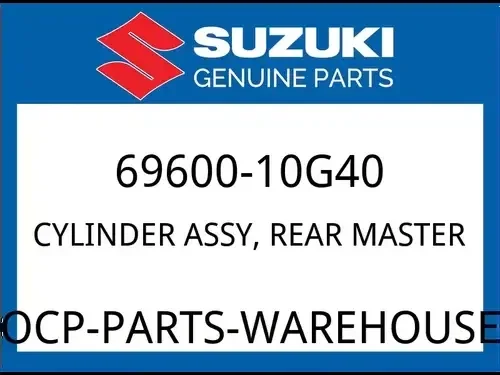 Suzuki OEM Part 69600-10G40 CYLINDER ASSY, REAR MASTER