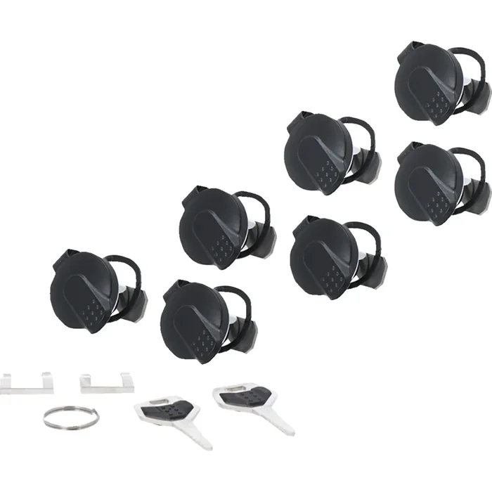 SW-MOTECH 4010-0468 ALK.00.165.16200 Trax Lock Set 7 matching locks with keys