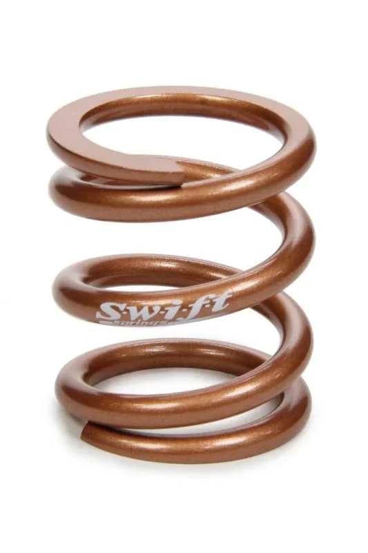 Swift Bump Stop Spring – 2.125 in Free Length – 2.000 in OD – 600 lb/in Spring Rate – Copper Powder Coat