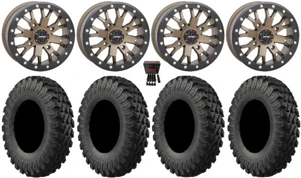 System 3 SB-4 Br (4+3) 14″ Wheels 28″ MotoRally Tires Sportsman 550 850 1000