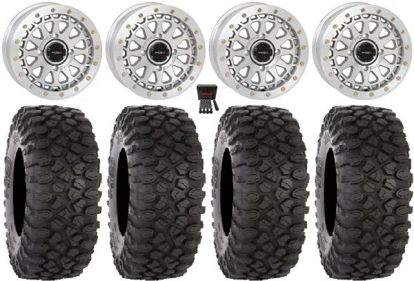 System 3 SB-6 15″ Wheels Machined (6+1) 32″ XC450 Tires Polaris RZR XP 1000 / PRO XP / Ranger XP 900/1000