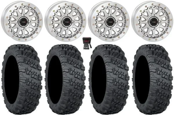 System 3 SB-6 15″ Wheels Mh (6+1) 30″ Versa Cross V3 Tires Can-Am Maverick X3 / Honda Pioneer 1000 / Talon