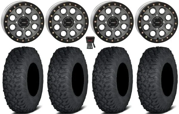 System 3 SB-7 14″ Wheels Ti (4+3) 30″ Coyote Tires Sportsman5508501000