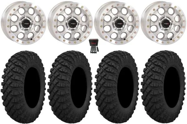 System 3 SB-7 15″ Wheels Mh 6+1 32″ Crawler XP Tires Polaris RZR Turbo R & Pro R Ranger 1500 Xpedition
