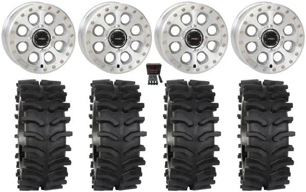 System 3 SB-7 Bdlk 15×10 Wide Wheels Mh 32″ XT400W Tires Polaris RZR XP 1000 / PRO XP / Ranger XP 900/1000