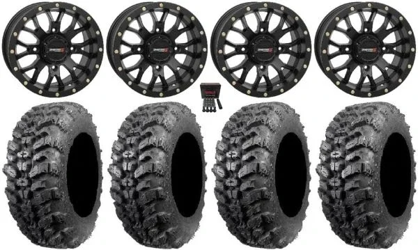 System 3 ST-3 15″ Wheels Black 32″ Sniper 920 Tires Polaris RZR XP 1000 / PRO XP / Ranger XP 900/1000