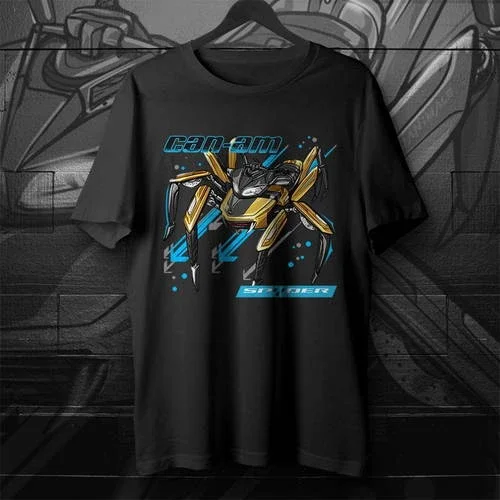 T-Shirt Can-Am F3S Daytona 500 Circuit Yellow Metallic Tee for Riders