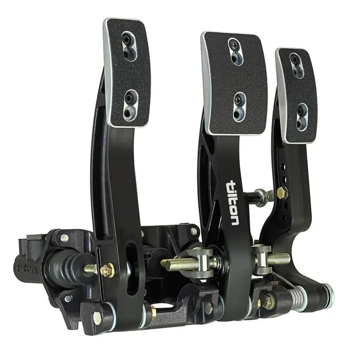 Tilton Floor Mount Aluminum Triple Pedal Assembly – Triple Master Cylinder (Not Included)