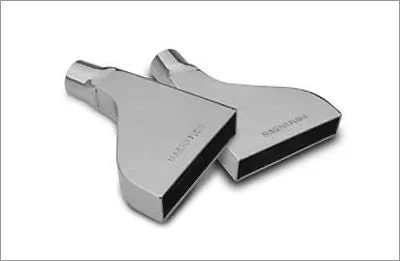 Tips Stainless Steel Single Wall 2×8 Diameter 2.25 Inlet 11in Length for Camaro #35150 | MagnaFlow