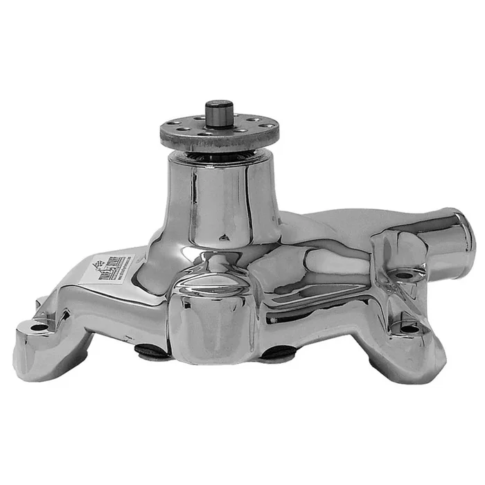Tuff Stuff SB Chevy Aluminum Short Water Pump Polished 5/8 “