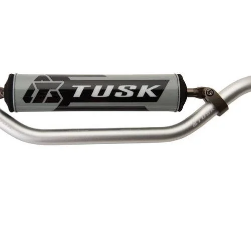 Tusk T-10 Aluminum 7/8″ Handlebar CR Mid Bend Silver See Description for Fit