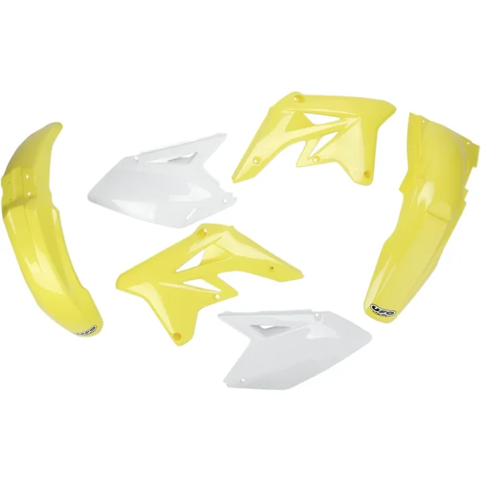 UFO 1403-0371 SUKIT407-999 Full Body Replacement Plastic Kit Replacement Body Kit – OEM Yellow/White