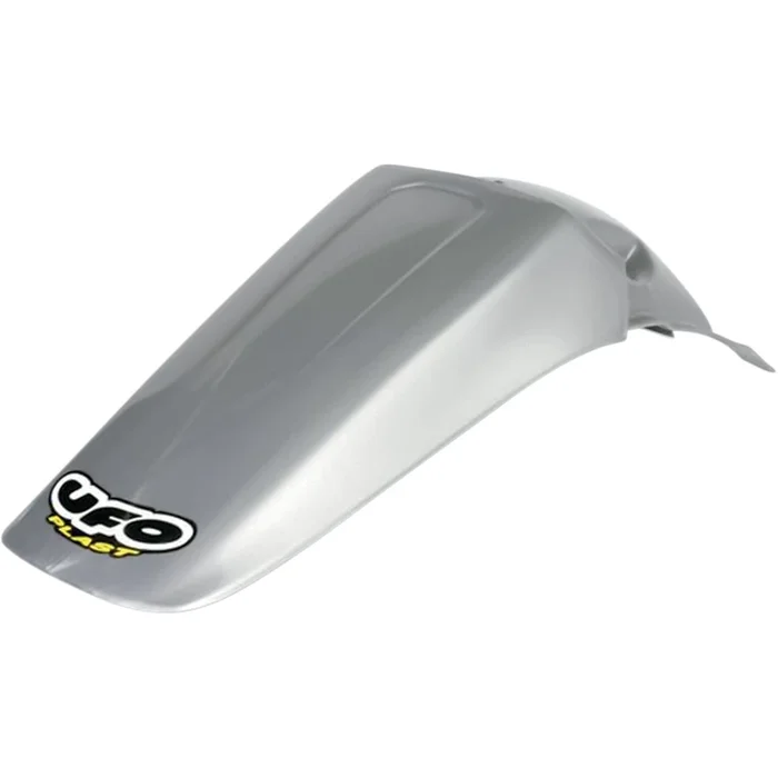 UFO Plastics MX Rear Fender – Silver – ’97-’01 SX65 [MPN: KT03053340]