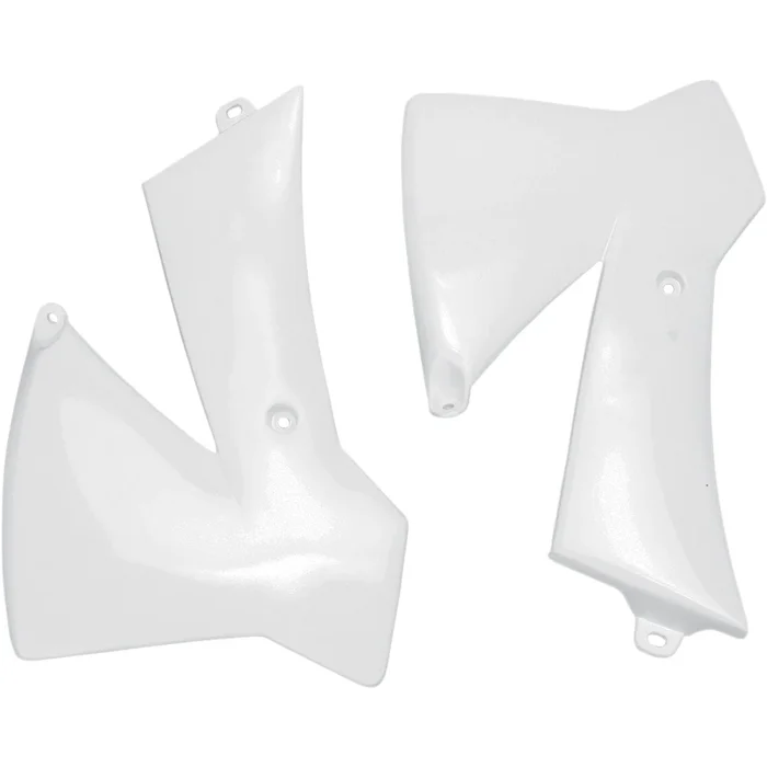 UFO Plastics Radiator Shrouds – 65 SX – White [MPN: KT03072-041]
