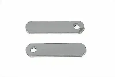 V-Twin Chrome 3″ Universal Exhaust Strap Bracket for Harley Davidson 3/8″ hole