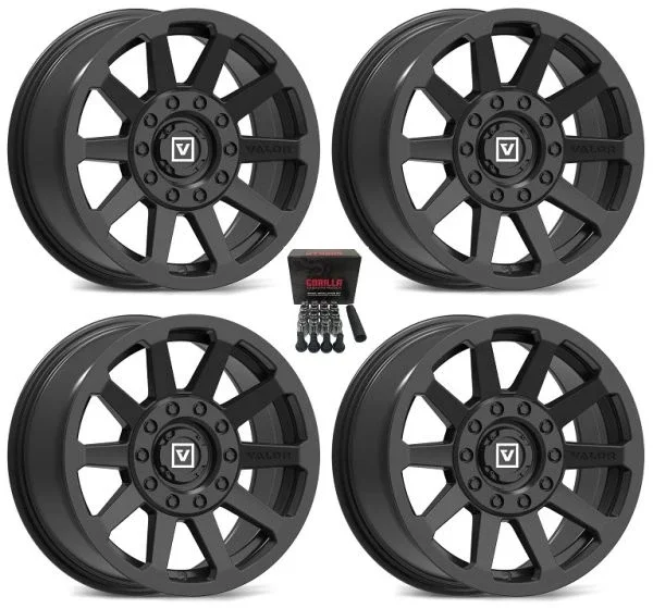 Valor V02 15″ Wheels Black Can-Am Maverick X3 / Honda Pioneer 1000