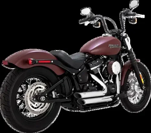 VANCE & HINES Shortshots Staggered Exhaust System – Chrome 17333-22