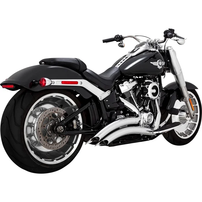 Vance And Hines Big Radius Exhaust System – Chrome for Harley-Davidson 26375