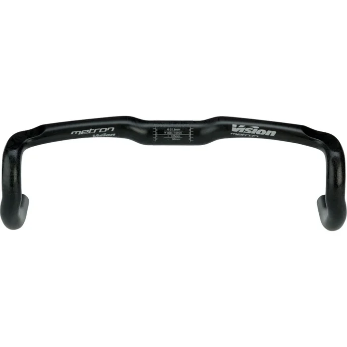 Vision Metron 4D Drop Handlebar – Carbon, 31.8mm, 42cm, Black 670-0057013030