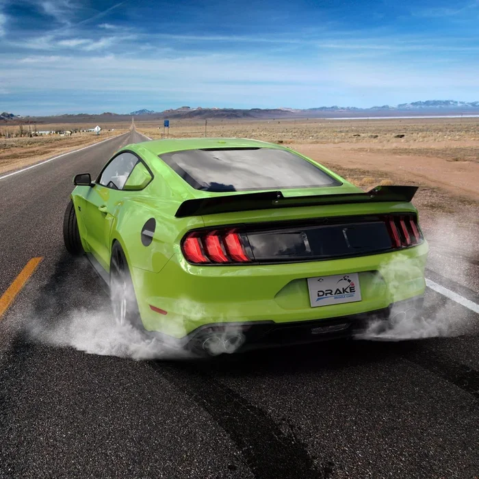 Wicker Bill Spoiler (Satin Black) for Mustang 2015-23 | #JR3B-6344210-A | Drake Muscle Cars
