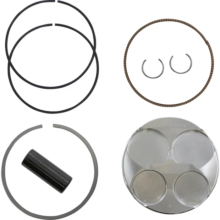 WISECO 0910-5074 RE810M07680 Racer Elite™ 4-Stroke Series Piston Piston Kit – 76.80 mm – Honda CRF250R
