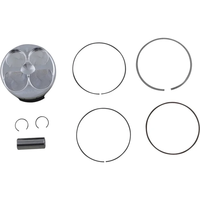 WOSSNER 0910-6139 8957DB Piston Kit for 4 Stroke Piston Kit – 76.97 mm – Yamaha