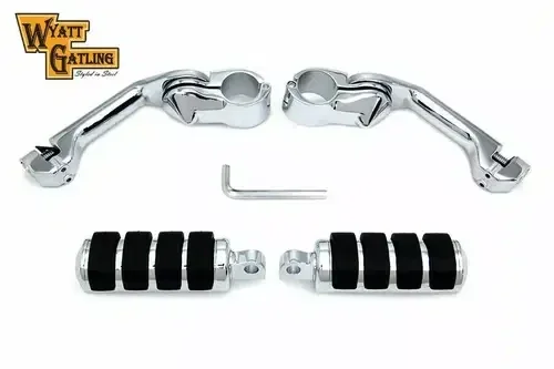 Wyatt Gatling Cats Paw Footpeg Kit for Harley Davidson by V-Twin